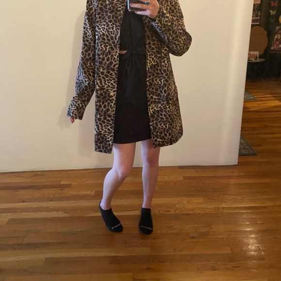 NWT Spiritual Gangster Lightweight Leopard Print Cheetah Dope Soul Coach Jacket - Picture 4 of 11